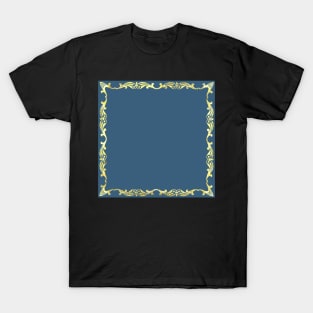 Chinese porcelain, gold frame T-Shirt